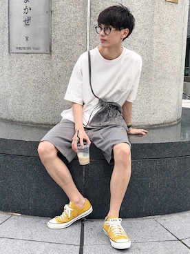 おやすみくん💤さん（メンズ・170cm）の夏コーディネート