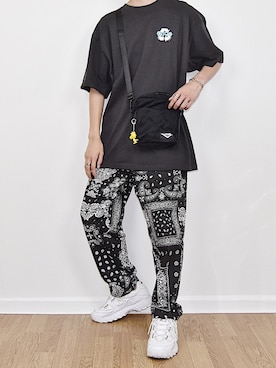 「PONY（ポニー）のアイテム」を使った、おやすみくん💤さん（メンズ・170cm）の夏コーディネート