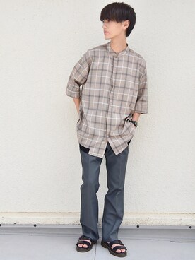 おやすみくん💤さん（メンズ・170cm）の秋コーディネート