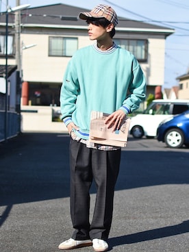 おやすみくん💤さん（メンズ・170cm）の秋コーディネート