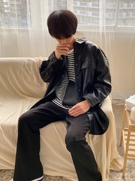 おやすみくん💤さん（メンズ・170cm）の秋コーディネート