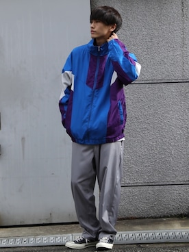 「Lulu ＆ Arnie（るるあんどあーにー）のアイテム（チノパンツ）」を使った、おやすみくん💤さん（メンズ・170cm）の冬コーディネート