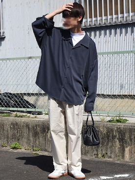 おやすみくん💤さん（メンズ・170cm）の春コーディネート