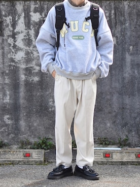 おやすみくん💤さん（メンズ・170cm）の春コーディネート
