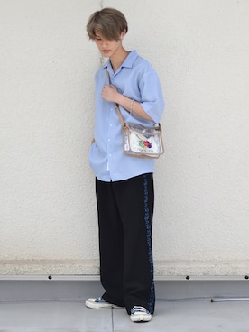 「Urcarol（ウルカロール）のアイテム」を使った、おやすみくん💤さん（メンズ・170cm）の夏コーディネート