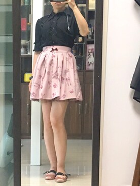 「PULL&BEAR（プルアンドベア）のアイテム（バレエシューズ）」を使った、ranyukiさん（レディース・163cm）の夏コーディネート