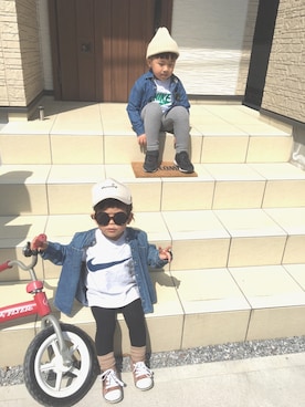 soufuuさん（キッズ・80cm）の春コーディネート