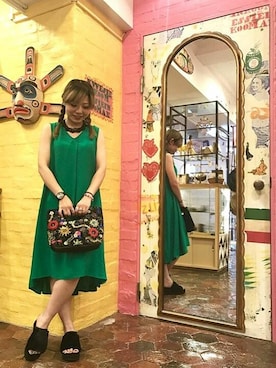 「ビーズバッグ」｜ROSE BUD STAFFさん（レディース・152cm）の夏コーディネート