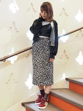 「リバーシブル」｜「アイテム（その他トップス）」を使った、ROSE BUD STAFFさん（レディース・165cm）の秋コーディネート