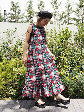 「Casselini（キャセリーニ）のアイテム（ハンチング/ベレー帽）」を使った、ROSE BUD STAFFさん（レディース・153cm）の春コーディネート