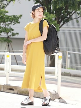 「ROSE BUD（ローズバッド）のアイテム（キャップ）」を使った、ROSE BUD STAFFさん（レディース・153cm）の春コーディネート