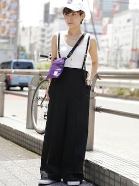 「Herschel Supply（ハーシェルサプライ）のアイテム」を使った、ROSE BUD STAFFさん（レディース・147cm）の夏コーディネート