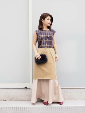 「アイテム（雑貨/ホビー）」を使った、ROSE BUD STAFFさん（レディース・153cm）の夏コーディネート