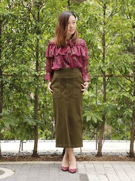 「WERNER（ワーナー）のアイテム」を使った、ROSE BUD STAFFさん（レディース・163cm）の夏コーディネート