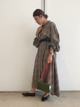 「LAPUIS（ラピュイ）のアイテム」を使った、ROSE BUD STAFFさん（レディース・158cm）の夏コーディネート