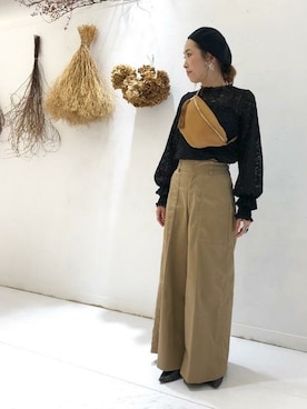 「mici(ミチ)のアイテム」を使った、ROSE BUD STAFFさん(レディース・163cm)の夏コーディネート