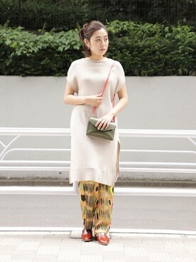 「mici(ミチ)のアイテム」を使った、ROSE BUD STAFFさん(レディース・165cm)の夏コーディネート