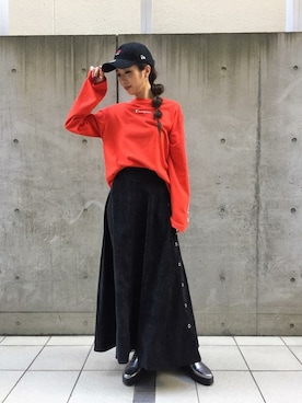 「STILMODA（スティルモーダ）のアイテム」を使った、ROSE BUD STAFFさん（レディース・168cm）の夏コーディネート