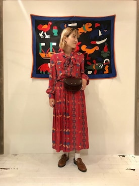 「STILMODA（スティルモーダ）のアイテム（ローファー）」を使った、ROSE BUD STAFFさん（レディース・161cm）の夏コーディネート