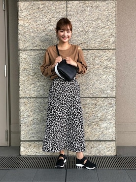 「LAURA DI MAGGIO（ローラディマッジオ）のアイテム」を使った、ROSE BUD STAFFさん（レディース・155cm）の秋コーディネート