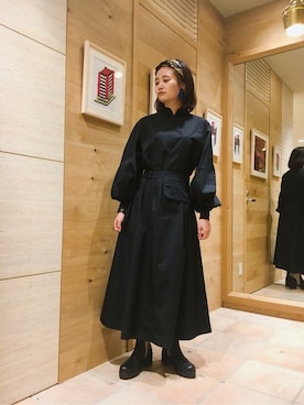 「ROSE BUD（ローズバッド）のアイテム（アクセサリー）」を使った、ROSE BUD STAFFさん（レディース・162cm）の秋コーディネート