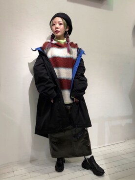 「CREOLME（クレオルム）のアイテム（ジャケット/アウター）」を使った、ROSE BUD STAFFさん（レディース・152cm）の秋コーディネート