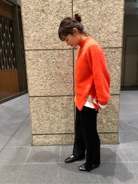 「ROSE BUD COUPLES （ローズ バッド カップルズ）のアイテム」を使った、ROSE BUD STAFFさん（レディース・155cm）の冬コーディネート