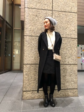 ROSE BUD STAFFさん（レディース・155cm）の冬コーディネート