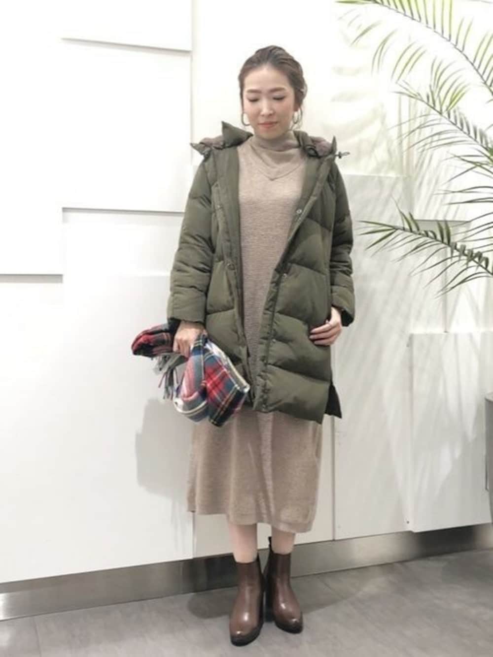 ROSE BUD（ローズバッド）の「丸八ダウンコート（ダウンジャケット 