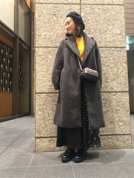 「PAOLA FERRI（パオラフェリー）のアイテム」を使った、ROSE BUD STAFFさん（レディース・155cm）の冬コーディネート