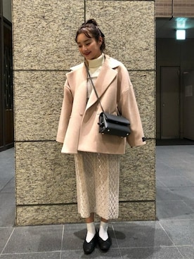 ROSE BUD STAFFさん（レディース・155cm）の冬コーディネート