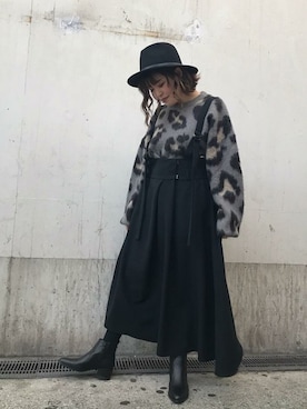 「STILMODA（スティルモーダ）のアイテム」を使った、ROSE BUD STAFFさん（レディース・153cm）の冬コーディネート