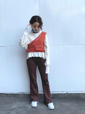 「CREOLME（クレオルム）のアイテム」を使った、ROSE BUD STAFFさん（レディース・153cm）の冬コーディネート