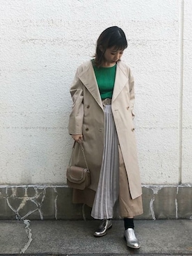 「アイテム（その他シューズ、シルバー系）」を使った、ROSE BUD STAFFさん（レディース・157cm）の冬コーディネート