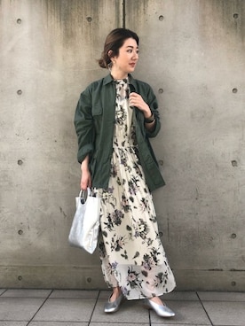 「STILMODA（スティルモーダ）のアイテム」を使った、ROSE BUD STAFFさん（レディース・154cm）の冬コーディネート