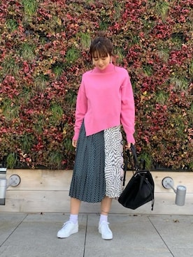 「STILMODA（スティルモーダ）のアイテム」を使った、ROSE BUD STAFFさん（レディース・162cm）の冬コーディネート