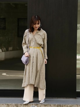 「STILMODA（スティルモーダ）のアイテム」を使った、ROSE BUD STAFFさん（レディース・163cm）の冬コーディネート