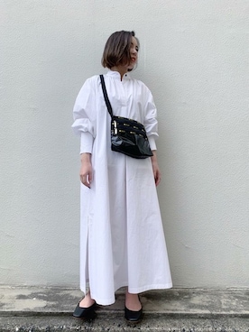 「ACCOMMODE（アコモデ）のアイテム（財布/小物）」を使った、ROSE BUD STAFFさん（レディース・157cm）の冬コーディネート