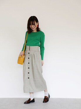 「LAURA DI MAGGIO（ローラディマッジオ）のアイテム」を使った、ROSE BUD STAFFさん（レディース・163cm）の冬コーディネート