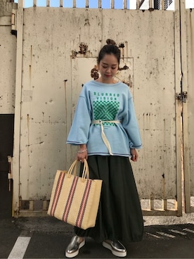 「Letra（レトラ）のアイテム」を使った、ROSE BUD STAFFさん（レディース・152cm）の春コーディネート