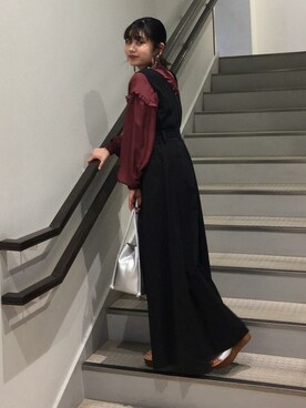 「mici（ミチ）のアイテム（トップス）」を使った、ROSE BUD STAFFさん（レディース・155cm）の春コーディネート