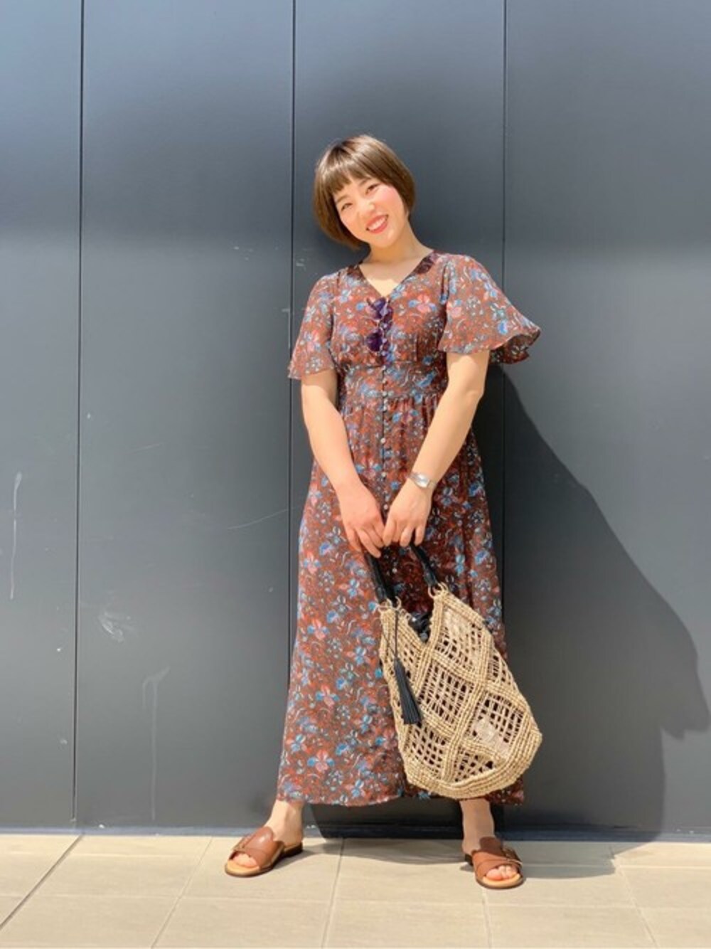 新品　ROSEBUD mici オレンジワンピースアニマル 新品 ROSEBUD mici オレンジワンピースアニマル - メルカリ