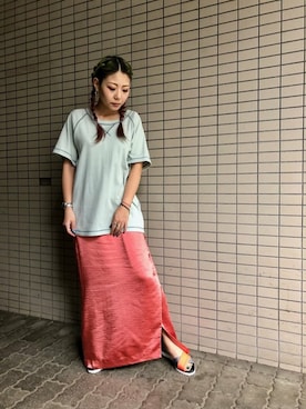 「ALL BLACK（オールブラック）のアイテム」を使った、ROSE BUD STAFFさん（レディース・152cm）の春コーディネート