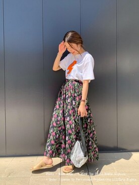 「KIWI（キィウイ）のアイテム」を使った、ROSE BUD STAFFさん（レディース・158cm）の春コーディネート