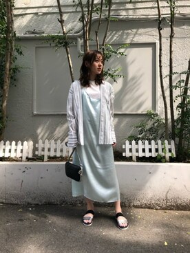 「mici（ミチ）のアイテム」を使った、ROSE BUD STAFFさん（レディース・163cm）の春コーディネート