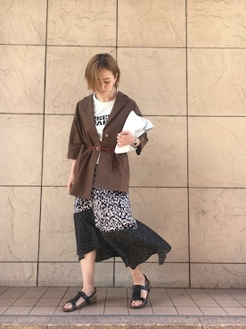 「Sonia C（ソニアシー）のアイテム」を使った、ROSE BUD STAFFさん（レディース・166cm）の春コーディネート