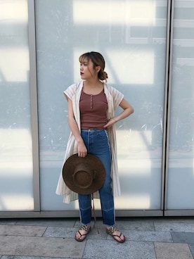 「Sonia C（ソニアシー）のアイテム」を使った、ROSE BUD STAFFさん（レディース・165cm）の春コーディネート