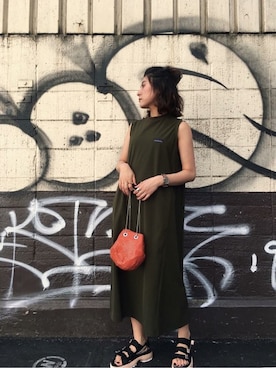 「FILA」｜ROSE BUD STAFFさん（レディース・165cm）の春コーディネート