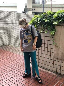 ROSE BUD STAFFさんの（Herschel Supply | ハーシェルサプライ）を使ったコーディネート