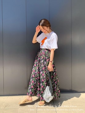 「KIWI（キィウイ）のアイテム」を使った、ROSE BUD STAFFさん（レディース・158cm）の夏コーディネート